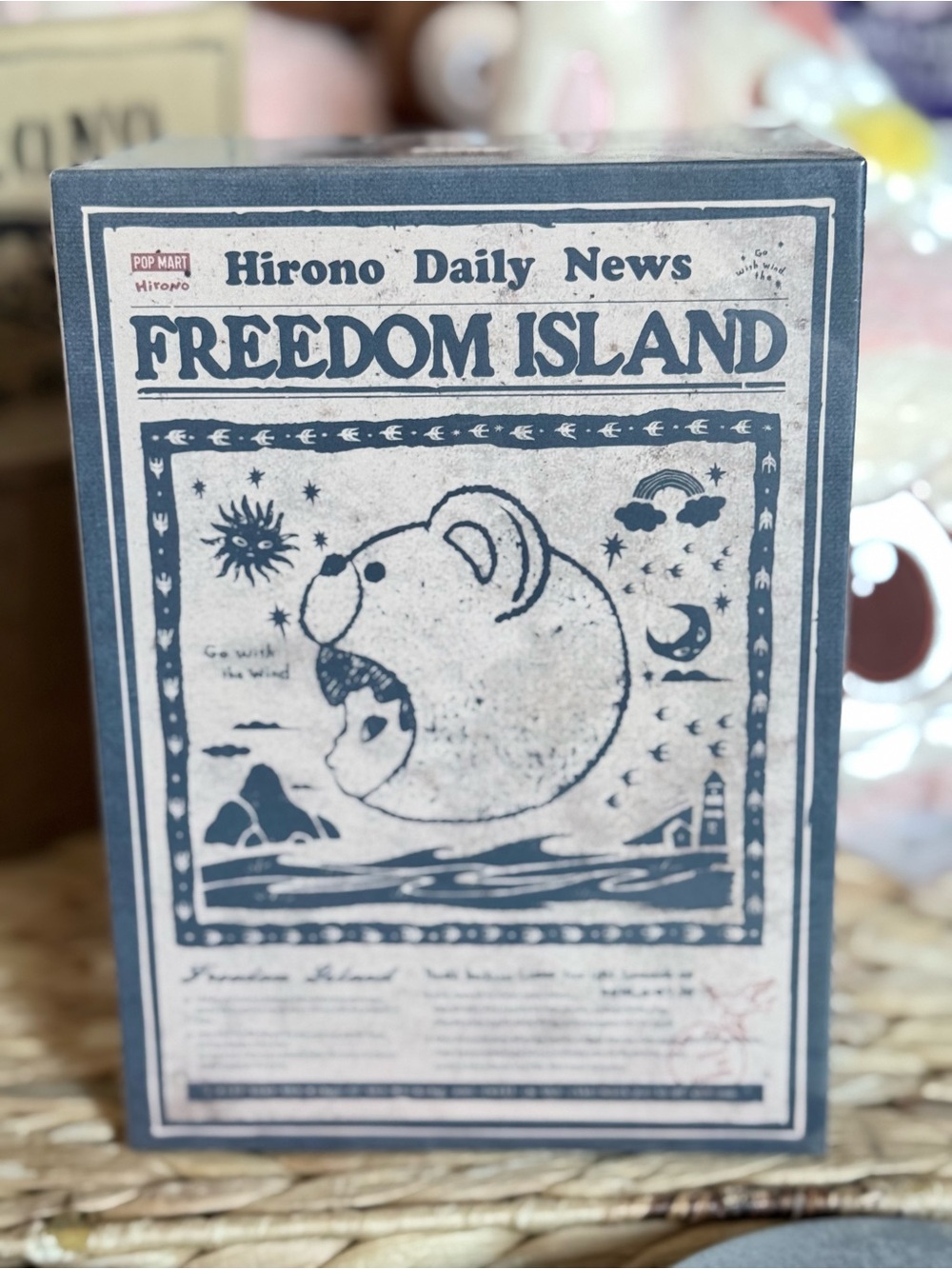 POP MART Hirono Freedom Island Plush Doll Pendant | UK Exclusive